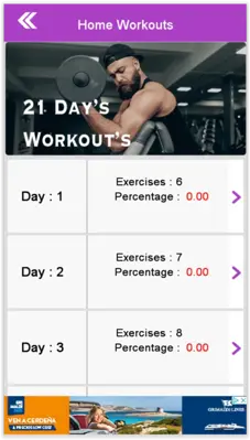 Home Gym android App screenshot 3